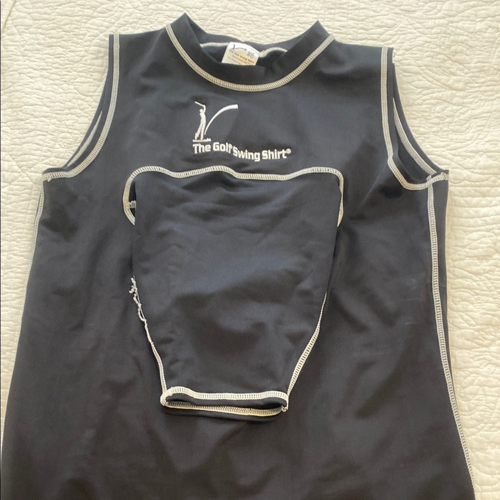 Black Golf Swing Shirt